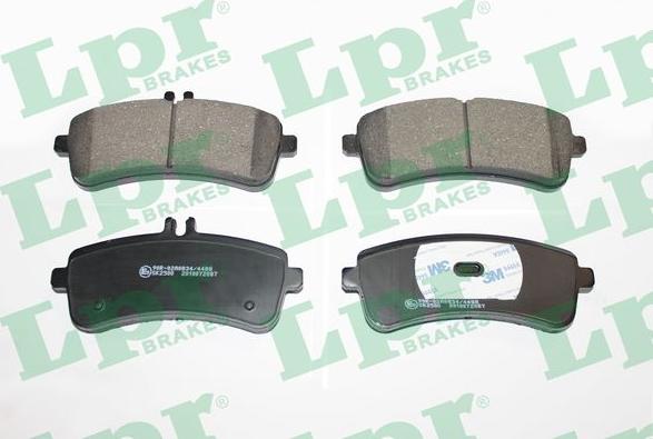 LPR 05P2087 - Brake Pad Set, disc brake xparts.lv
