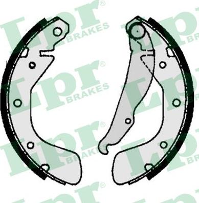 LPR 06790 - Brake Shoe Set xparts.lv