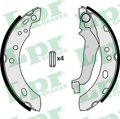 LPR 07090 - Brake Shoe Set xparts.lv