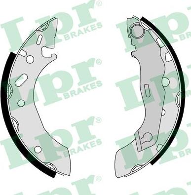 LPR 07175 - Brake Shoe Set xparts.lv