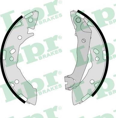 LPR 07710 - Brake Shoe Set xparts.lv
