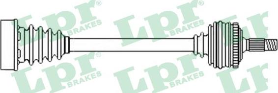 LPR DS52555 - Drive Shaft xparts.lv