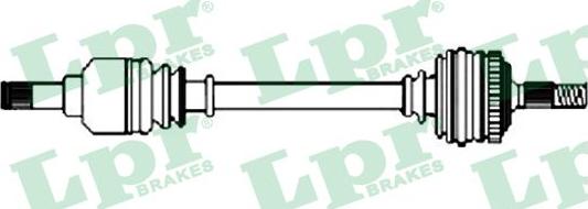 LPR DS52123 - Drive Shaft xparts.lv