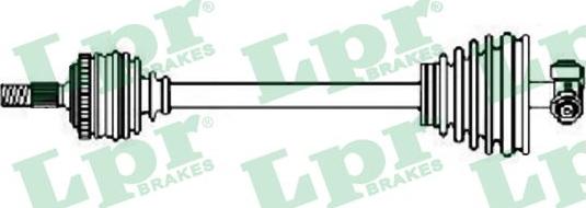 LPR DS52213 - Drive Shaft xparts.lv