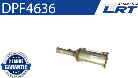 LRT DPF4636 - Nosēdumu / Daļiņu filtrs, Izplūdes gāzu sistēma xparts.lv