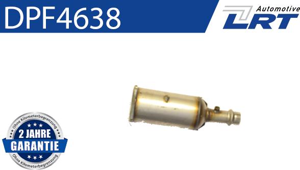 LRT DPF4638 - Nosēdumu / Daļiņu filtrs, Izplūdes gāzu sistēma xparts.lv