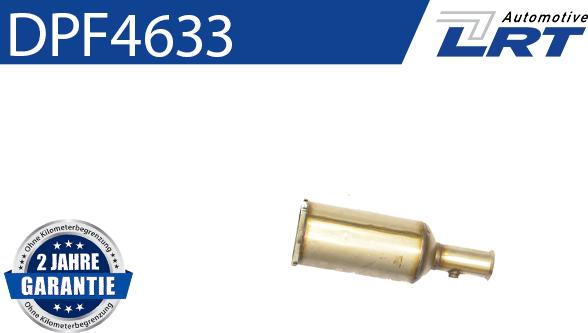 LRT DPF4633 - Nosēdumu / Daļiņu filtrs, Izplūdes gāzu sistēma xparts.lv