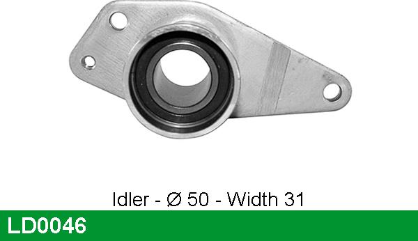 LUCAS LD0046 - Tensioner Pulley, timing belt xparts.lv
