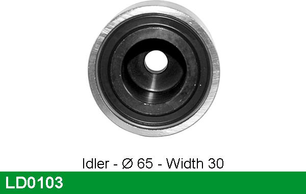 LUCAS LD0103 - Tensioner Pulley, timing belt xparts.lv