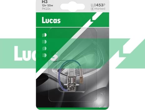 LUCAS LLB453P - Bulb, spotlight xparts.lv