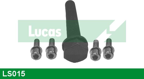 LUCAS LS015 - Комплект болтов ременного шкива, коленчатый вал xparts.lv
