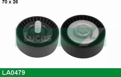 Lucas Engine Drive LA0479 - Deflection / Guide Pulley, v-ribbed belt xparts.lv