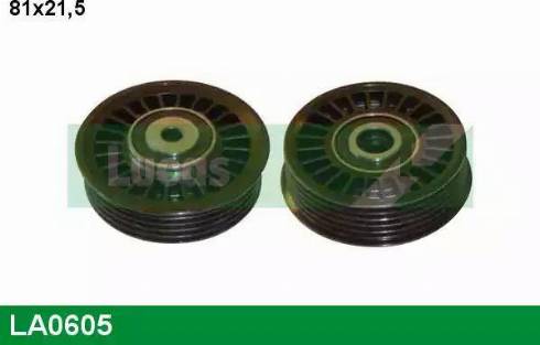 Lucas Engine Drive LA0605 - Deflection / Guide Pulley, v-ribbed belt xparts.lv