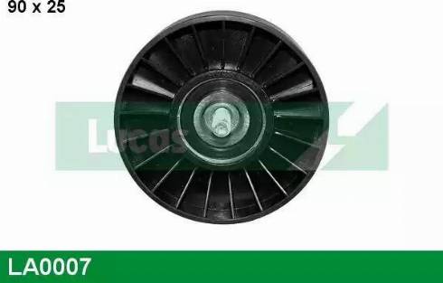 Lucas Engine Drive LA0007 - Deflection / Guide Pulley, v-ribbed belt xparts.lv