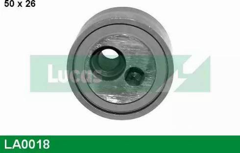 Lucas Engine Drive LA0018 - Deflection / Guide Pulley, v-ribbed belt xparts.lv