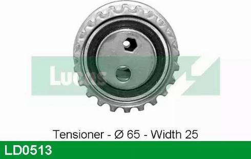 Lucas Engine Drive LD0513 - Tensioner Pulley, timing belt xparts.lv