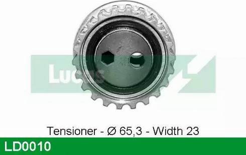 Lucas Engine Drive LD0010 - Tensioner Pulley, timing belt xparts.lv