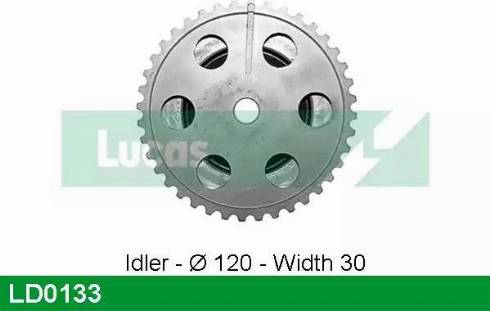 Lucas Engine Drive LD0133 - Deflection / Guide Pulley, timing belt xparts.lv