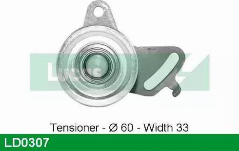 Lucas Engine Drive LD0307 - Tensioner Pulley, timing belt xparts.lv