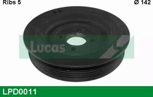 Lucas Engine Drive LPD0011 - Belt Pulley, crankshaft xparts.lv