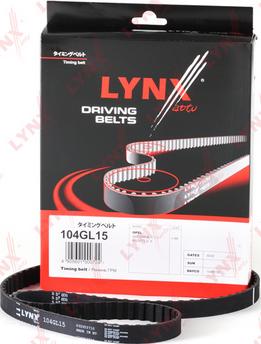 LYNXauto 104GL15 - Timing Belt xparts.lv