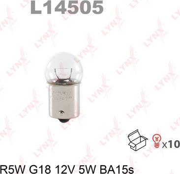 LYNXauto L14505 - Lemputė xparts.lv