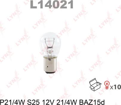 LYNXauto L14021 - Лампа накаливания xparts.lv