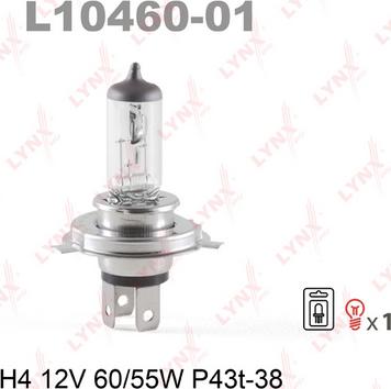 LYNXauto L10460-01 - Bulb, spotlight xparts.lv
