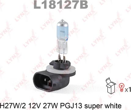 LYNXauto L18127B - Bulb, fog light xparts.lv