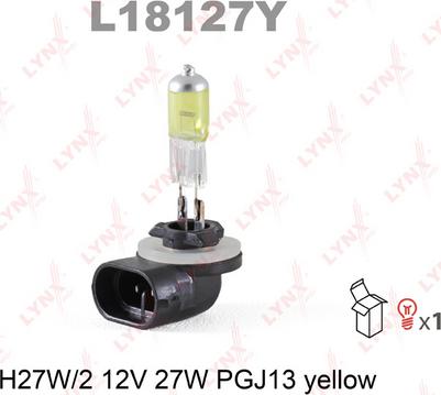 LYNXauto L18127Y - Bulb, fog light xparts.lv
