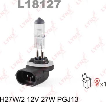 LYNXauto L18127 - Bulb, fog light xparts.lv