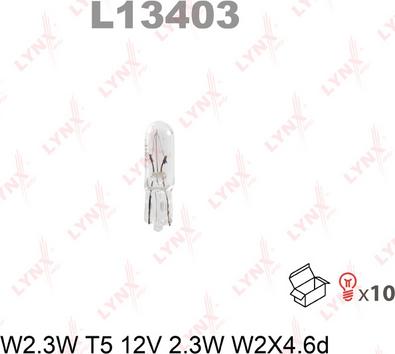 LYNXauto L13403 - Лампа накаливания xparts.lv