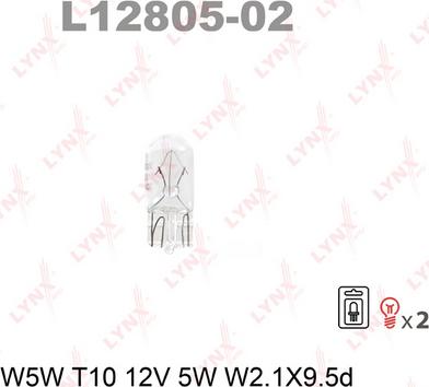 LYNXauto L12805-02 - Bulb xparts.lv