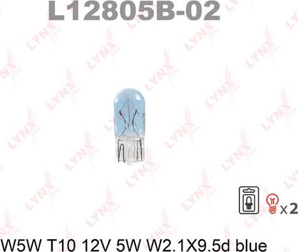 LYNXauto L12805B-02 - Bulb xparts.lv
