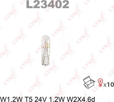 LYNXauto L23402 - Lemputė xparts.lv