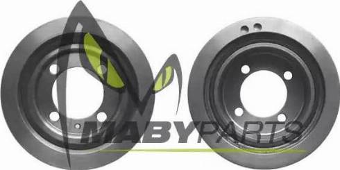 Mabyparts ODP212096 - Belt Pulley, crankshaft xparts.lv