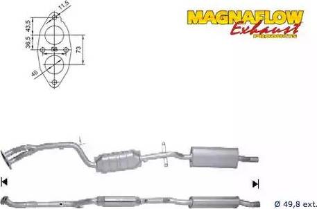 Magnaflow 70622 - Catalytic Converter xparts.lv