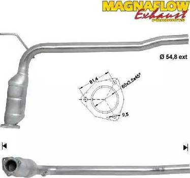 Magnaflow 78816D - Katalizatoriaus keitiklis xparts.lv
