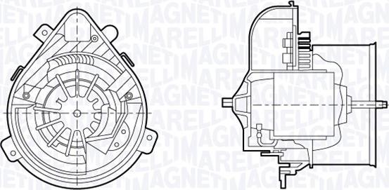 Magneti Marelli 069412692010 - Interior Blower xparts.lv