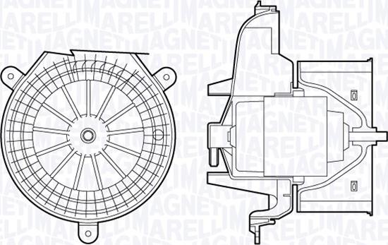 Magneti Marelli 069412712010 - Salona ventilators xparts.lv