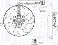 Magneti Marelli 069422847010 - Fan, radiator xparts.lv