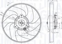 Magneti Marelli 069422866010 - Fan, radiator xparts.lv