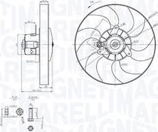 Magneti Marelli 069422868010 - Fan, radiator xparts.lv