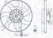 Magneti Marelli 069422887010 - Fan, radiator xparts.lv