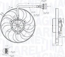 Magneti Marelli 069422876010 - Fan, radiator xparts.lv