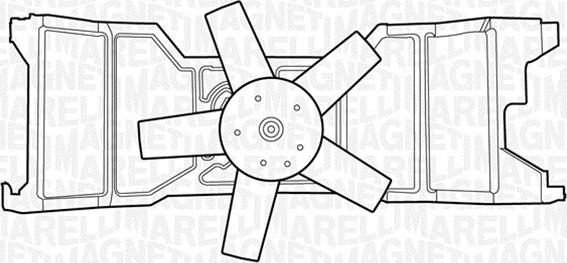 Magneti Marelli 069422309010 - Fan, radiator xparts.lv