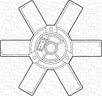 Magneti Marelli 069422220010 - Fan, radiator xparts.lv