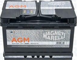 Magneti Marelli 069070760009 - 70Ah 760A 278x175x190- AGM akum. MAGNETI MARELLI xparts.lv