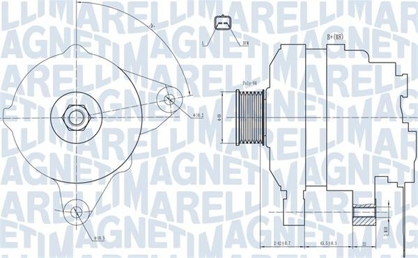 Magneti Marelli 063731665010 - Ģenerators xparts.lv