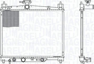 Magneti Marelli 350213176300 - Radiators, Motora dzesēšanas sistēma xparts.lv